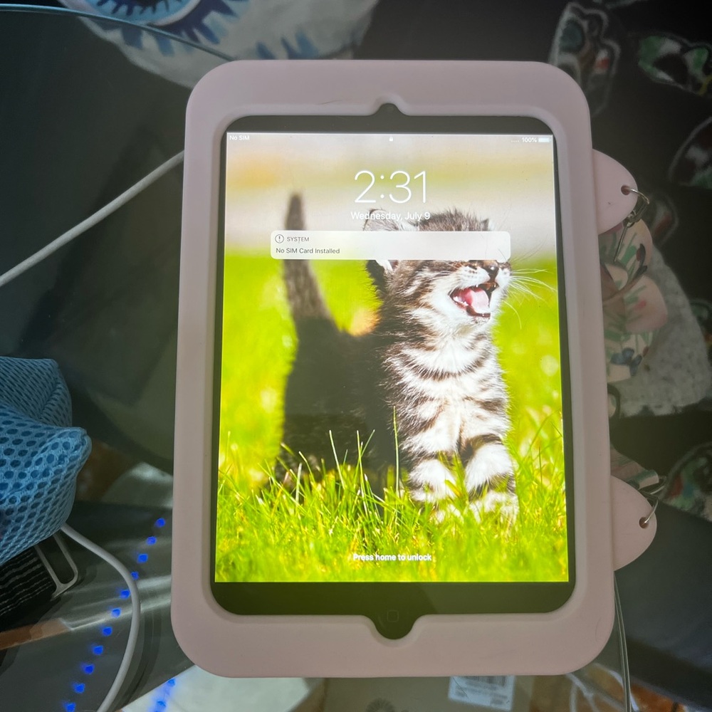 Pink Tablet Case for Electronics